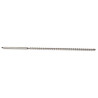 Generique Tige d'urètre Métal Ribbed 17cm - 8mm